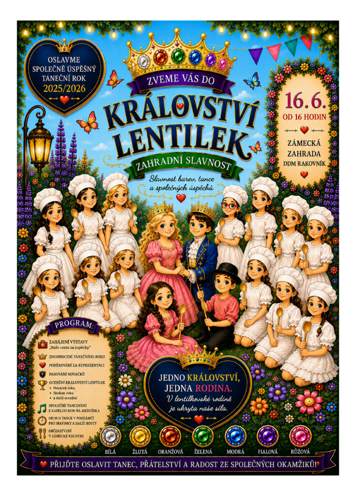 LENTILKY - Zahradní slavnost - Království Lentilek