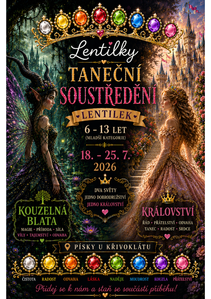 LENTILKY - Taneční soustředění Kouzelná blata a Království