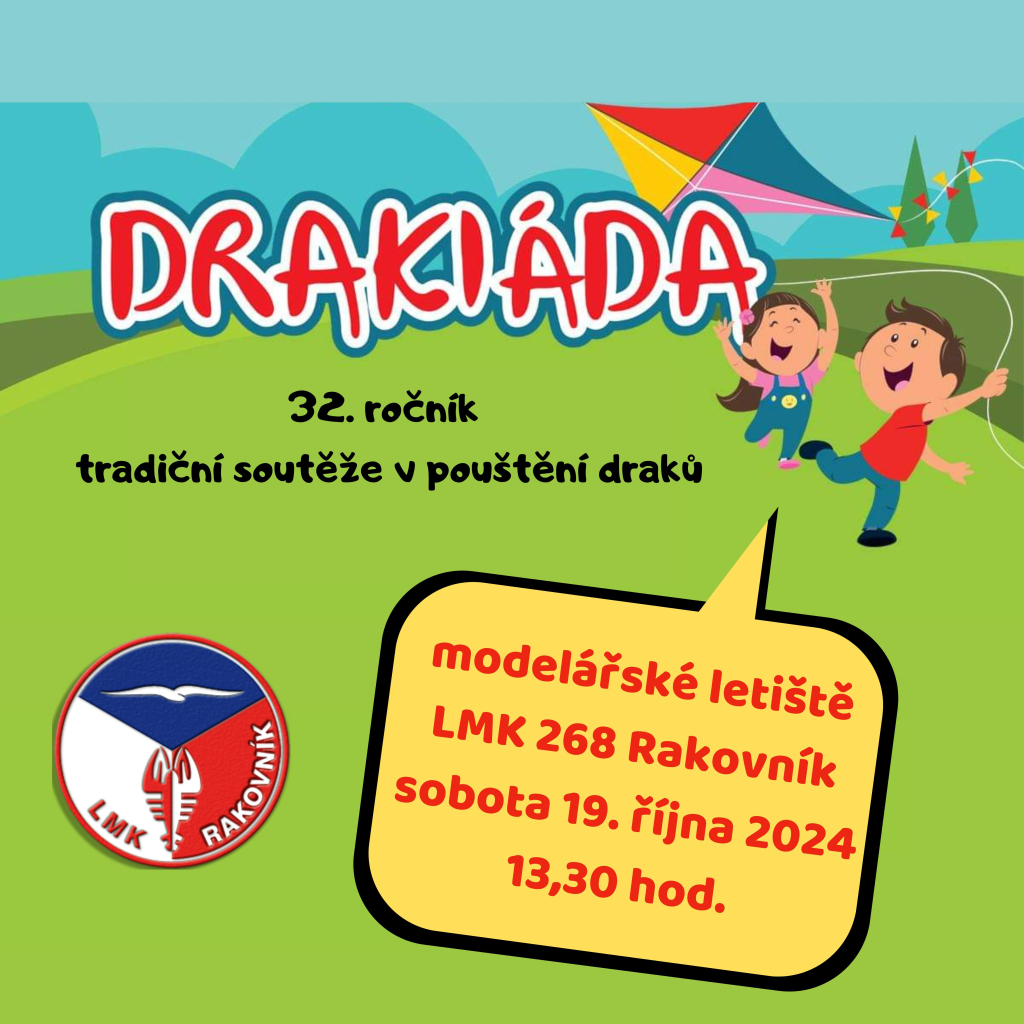 DRAKIÁDA - PŘESUN TERMÍNU NA 19. ŘÍJNA 2024