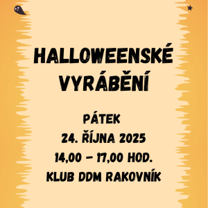 Halloweenské vyrábění