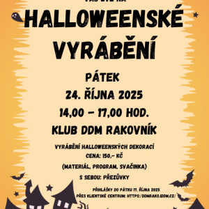 Halloweenské vyrábění