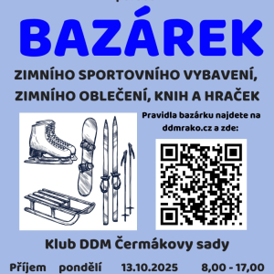 Bazárek sportovního vybavení a oblečení