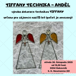 Workshop - Tiffany technika - anděl