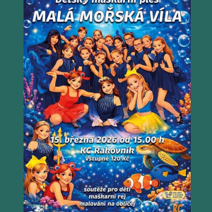 LENTILKY - Dětský maškarní ples - Malá mořská víla