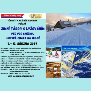 Zimní tábor s lyžováním - Pec pod Sněžkou